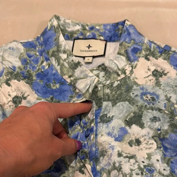 Tuckernuck Blue Floral Midi Dress - Picture 5 of 8